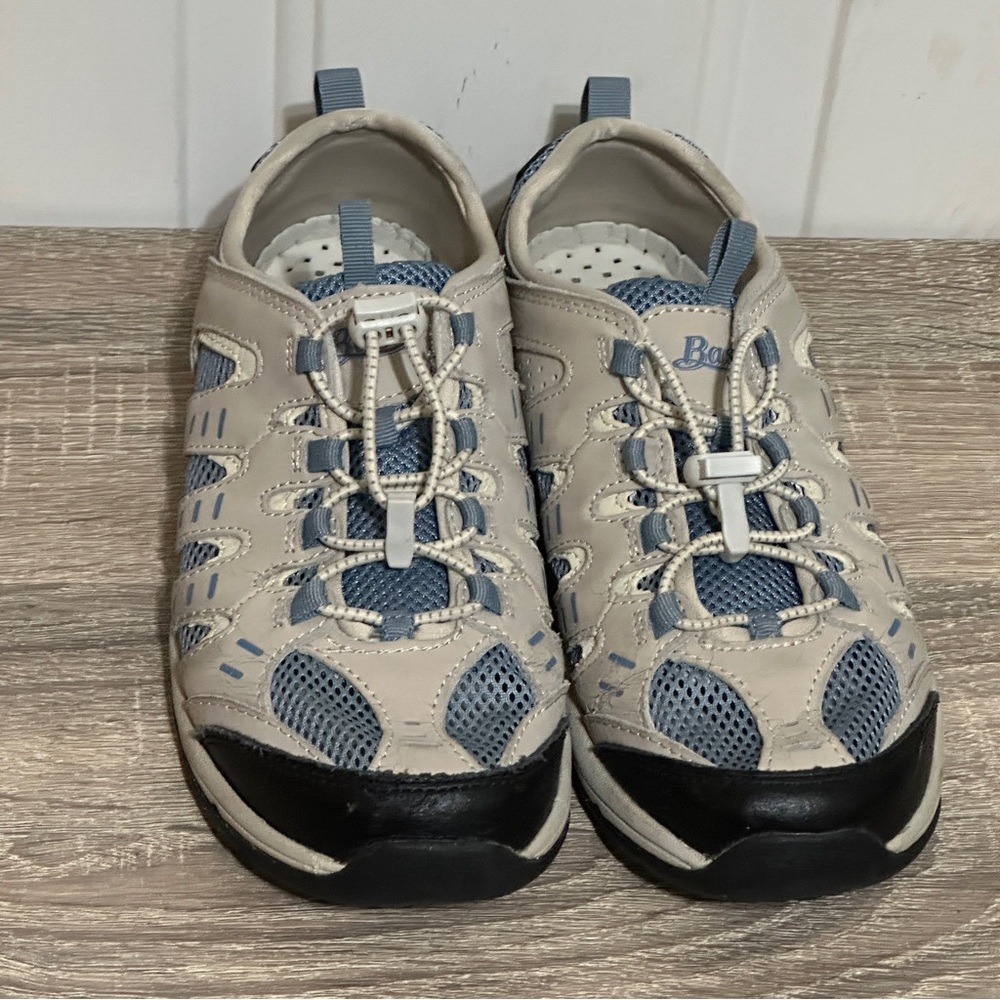 Bass Women's Seminole Water Shoes, Size 7.5M Blue Cream EUC - Picture 2 of 7